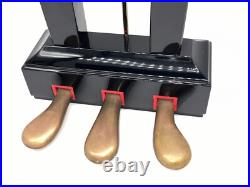 Young Chang Weber Knabe Polished Ebony Black Grand Piano Pedal Lyre Assembly Young Chang Weber Knabe Polished Ebony Black Grand Piano Pedal Lyre Assembly