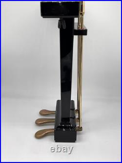 Young Chang Weber Knabe Polished Ebony Black Grand Piano Pedal Lyre Assembly Young Chang Weber Knabe Polished Ebony Black Grand Piano Pedal Lyre Assembly