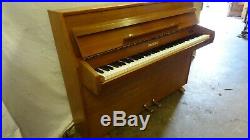 Zender compact piano in a Teak Case to Include delivery (South Devon) SEE VIDEO