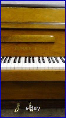 Zender compact piano in a Walnut Case to Include local delivery